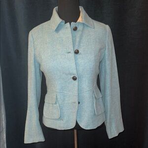 Tommy Hilfiger Blue Blazer Structured Professional Design